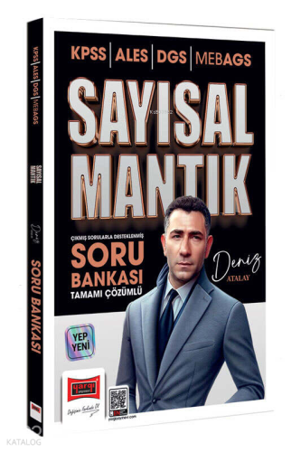 Yargı Yayınları KPSS ALES DGS MEB-AGS Tamamı Çözümlü Sayısal Mantık Soru Bankası