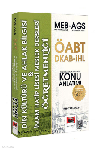 Yargı Yayınları MEB-AGS ÖABT DKAB-İHL Din Kültürü ve Ahlak Bilgisi Öğretmenliği Konu Anlatımı