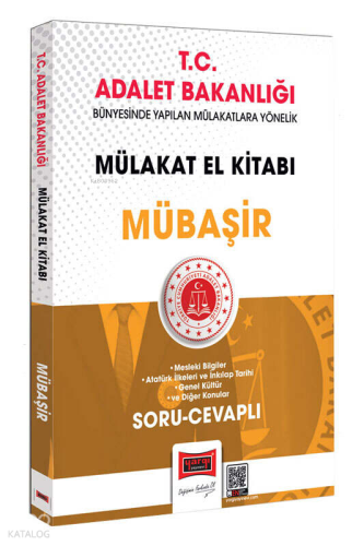 Yargı Yayınları T.C. Adalet Bakanlığı Mübaşir Mülakat El Kitabı (Soru-Cevaplı)