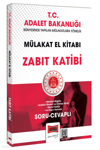 Yargı Yayınları T.C. Adalet Bakanlığı Zabıt Katibi Mülakat El Kitabı S
