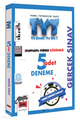 Yargı Yayınları TYT Tamamı Video Çözümlü 5 Deneme Sınavı