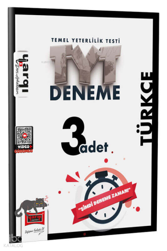 Yargı Yayınları TYT Türkçe 3 Deneme Sınavı