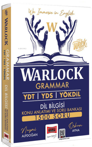 Yargı Yayınları YDT YDS YÖKDİL Warlock Grammar Dil Bilgisi Konu Anlatımı ve Soru Bankası (1500 Soru)