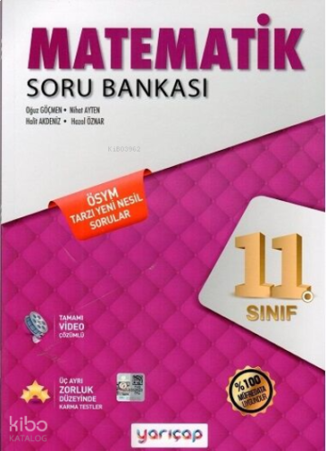 Yarı Çap Yayınları 11. Sınıf Matematik Soru Bankası
