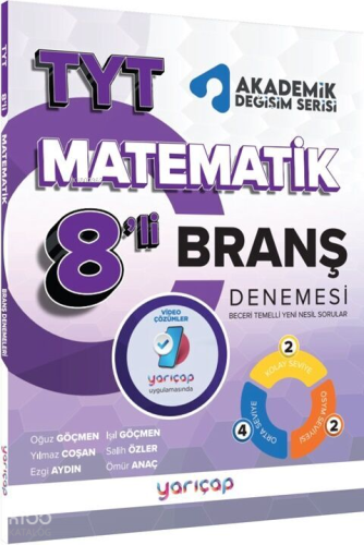 Yarı Çap Yayınları TYT Matematik 8 li Branş Denemesi