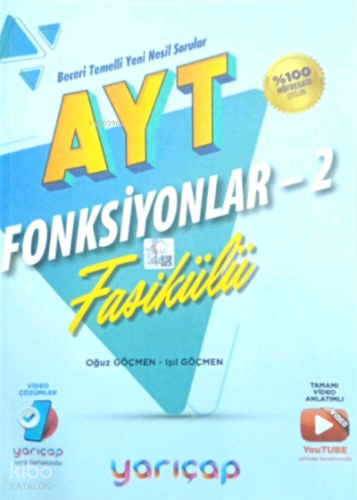 Yarı Çap YKS AYT Fasikülleri Fonksiyonlar