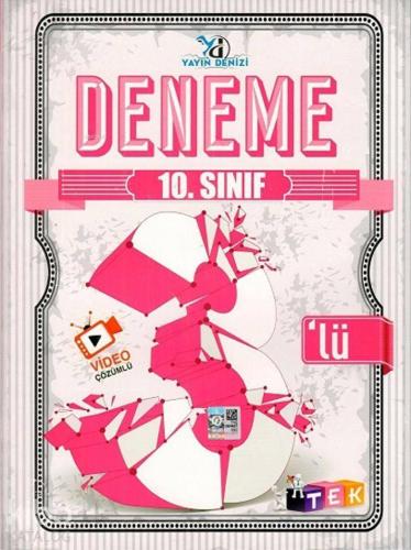 Yayın Denizi Yayınları 10. Sınıf 3 lü Deneme Yayın Denizi 