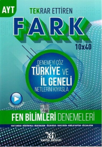 Yayın Denizi Yks Ayt Pro Fark Deneme Fen Bilimleri - 2021