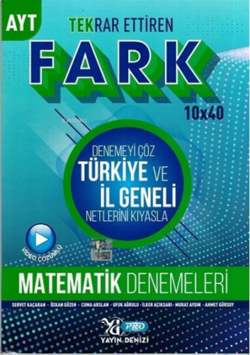 Yayın Denizi Yks Ayt Pro Fark Deneme Matematik - 2021