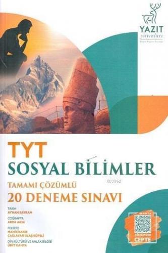 Yazıt Yayınları TYT Sosyal Bilimler Tamamı Çözümlü 20 Deneme Sınavı Yazıt