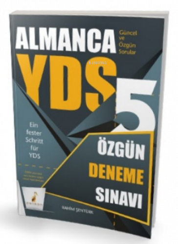 YDS Almanca Özgün 5 Deneme Sınavı