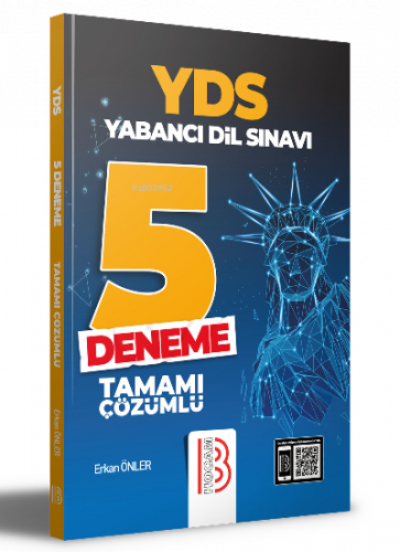 YDS Yabancı Dil Sınavı Tamamı Çözümlü 5 Deneme