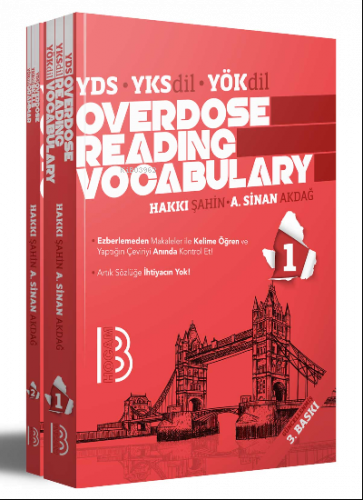 YDS YÖKDİL YKSDİL Overdose Reading Vocabulary (Set)
