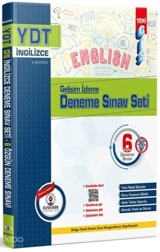 YDT İNGİLİZCE GELİŞİM İZLEME DENEME S. SETİ 6 LI