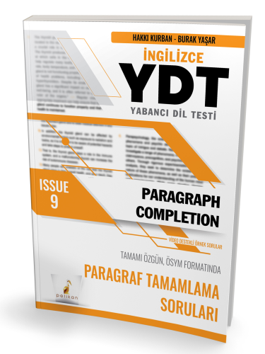 YDT İngilizce Paragraph Completion Issue 9