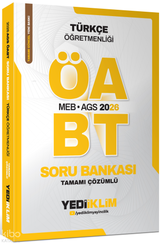 Yediiklim 2026 MEB AGS ÖABT Türkçe Öğretmenliği Tamamı Çözümlü Soru Ba