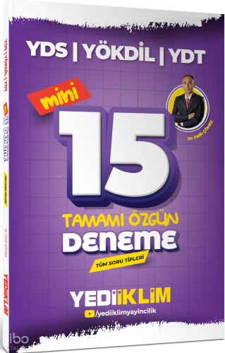 Yediiklim 2026 YDS YÖKDİL YDT Tüm Soru Tipleri Tamamı Özgün Mini 15 Deneme