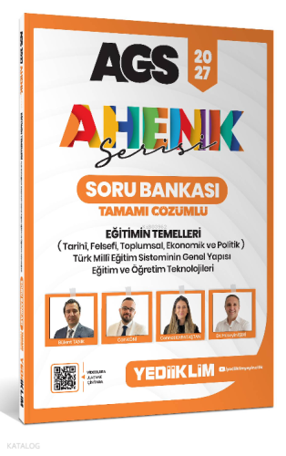 Yediiklim 2027 AGS Ahenk Serisi Eğitimin Temelleri Tamamı Çözümlü Soru