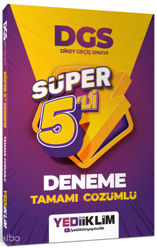Yediiklim 2027 DGS Tamamı Çözümlü Süper 5'li Deneme