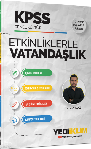 Yediiklim Yayınevi KPSS Genel Kültür Etkinliklerle Vatandaşlık