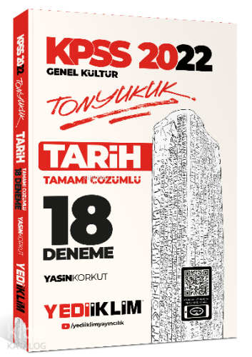 Yediiklim Yayınları 2022 KPSS Genel Kültür Tonyukuk Tarih Tamamı Çözüm