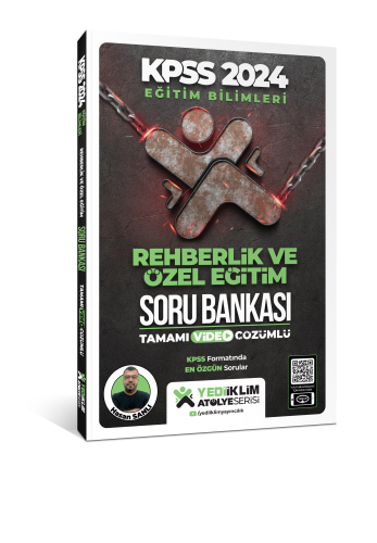 Yediiklim Yayınları 2024 Eğitim Bilimleri Atölye Serisi Rehberlik Ve Özel Eğitim Tamamı Video Çözümlü Soru Bankası