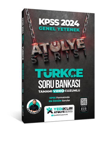 Yediiklim Yayınları 2024 Kpss Atölye Serisi Türkçe Tamamı Video Çözümlü Soru Bankası