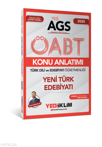 Yediiklim Yayınları 2025 2025 MEB AGS ÖABT Türk Dili ve Edebiyatı Öğre