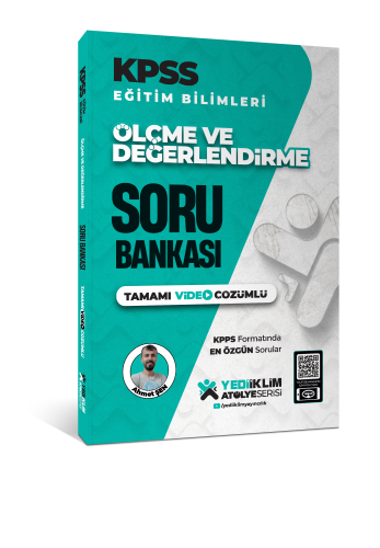 Yediiklim Yayınları 2025 Atölye Serisi KPSS Eğitim Bilimleri Ölçme ve Değerlendirme Tamamı Video Çözümlü Soru Bankası
