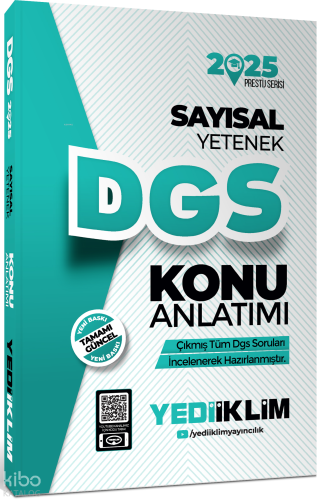 Yediiklim Yayınları 2025 DGS Sayısal Yetenek Konu Anlatımı