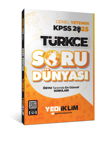 Yediiklim Yayınları 2025 Genel Kültür Türkçe Soru Dünyası
