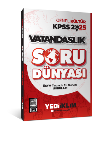 Yediiklim Yayınları 2025 Genel Kültür Vatandaşlık Soru Dünyası