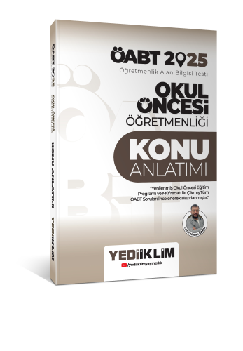 Yediiklim Yayınları 2025 ÖABT Okul Öncesi Öğretmenliği Konu Anlatımı