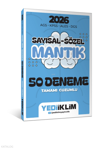 Yediiklim Yayınları 2026 AGS KPSS ALES DGS Sayısal Sözel Mantık Tamamı