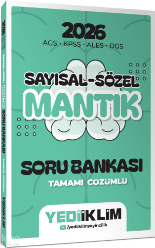 Yediiklim Yayınları 2026 AGS KPSS ALES DGS Sayısal Sözel Mantık Tamamı