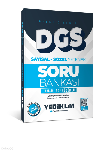 Yediiklim Yayınları 2026 DGS Prestij Serisi Sayısal Sözel Yetenek Tamamı Pdf Çözümlü Soru Bankası