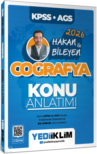 Yediiklim Yayınları 2026 KPSS AGS Coğrafya Konu Anlatımı