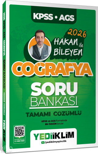 Yediiklim Yayınları 2026 KPSS AGS Coğrafya Tamamı Çözümlü Soru Bankası