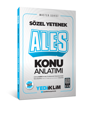 Yediiklim Yayınları 2026 Master Serisi ALES Sözel Yetenek Konu Anlatımı