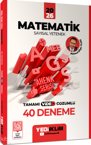 Yediiklim Yayınları 2026 MEB AGS Ahenk Serisi Matematik Sayısal Yetene