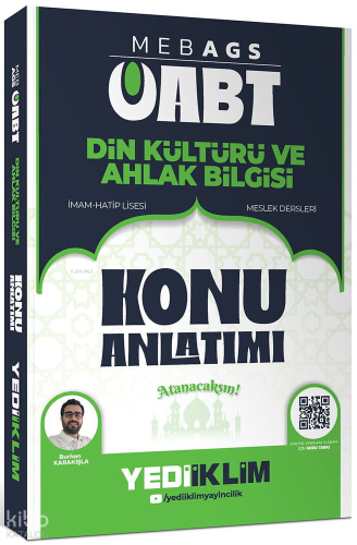 Yediiklim Yayınları 2026 MEB AGS ÖABT Din Kültürü ve Ahlak Bilgisi Konu Anlatımı