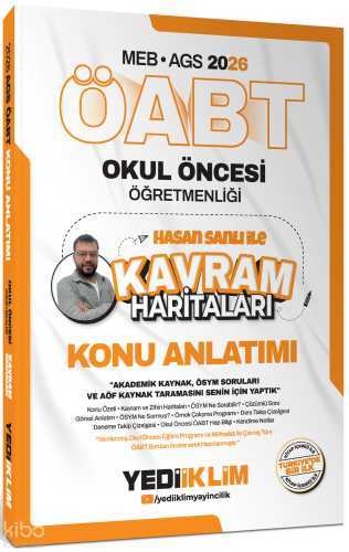 Yediiklim Yayınları 2026 MEB AGS ÖABT Okul Öncesi Öğretmenliği Hasan S