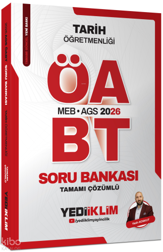 Yediiklim Yayınları 2026 MEB AGS ÖABT Tarih Öğretmenliği Konu Anlatımı