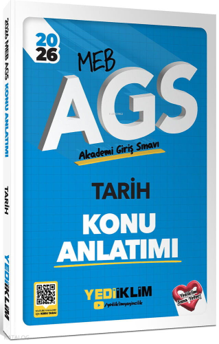 Yediiklim Yayınları 2026 MEB AGS Tarih Konu Anlatımı