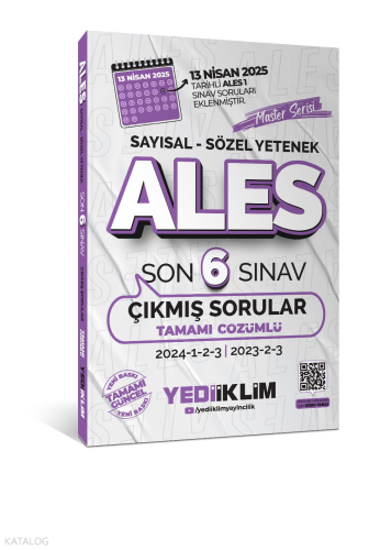 Yediiklim Yayınları ALES Master Serisi Sayısal - Sözel Yetenek Tamamı 