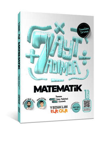 Yediiklim Yayınları AYT Yedi Adımda Temelden Zirveye Matematik Tamamı Video Konu Anlatımlı ve Tamamı Video Çözümlü Soru Bankası 1. Kitap