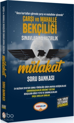 Yediiklim Yayınları Çarşı ve Mahalle Bekçiliği Sınavlarına Hazırlık Mü