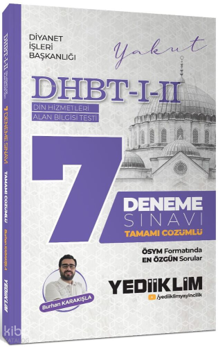 Yediiklim Yayınları DHBT I-II Tamamı Çözümlü 7 Deneme Sınavı