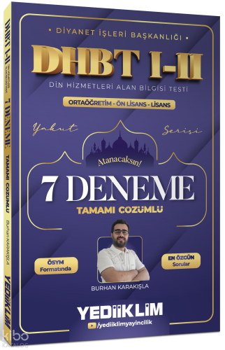 Yediiklim Yayınları Diyanet İşleri Başkanlığı DHBT I-II Ortaöğretim - 