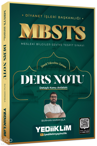 Yediiklim Yayınları Diyanet İşleri Başkanlığı  MBSTS Ders Notu